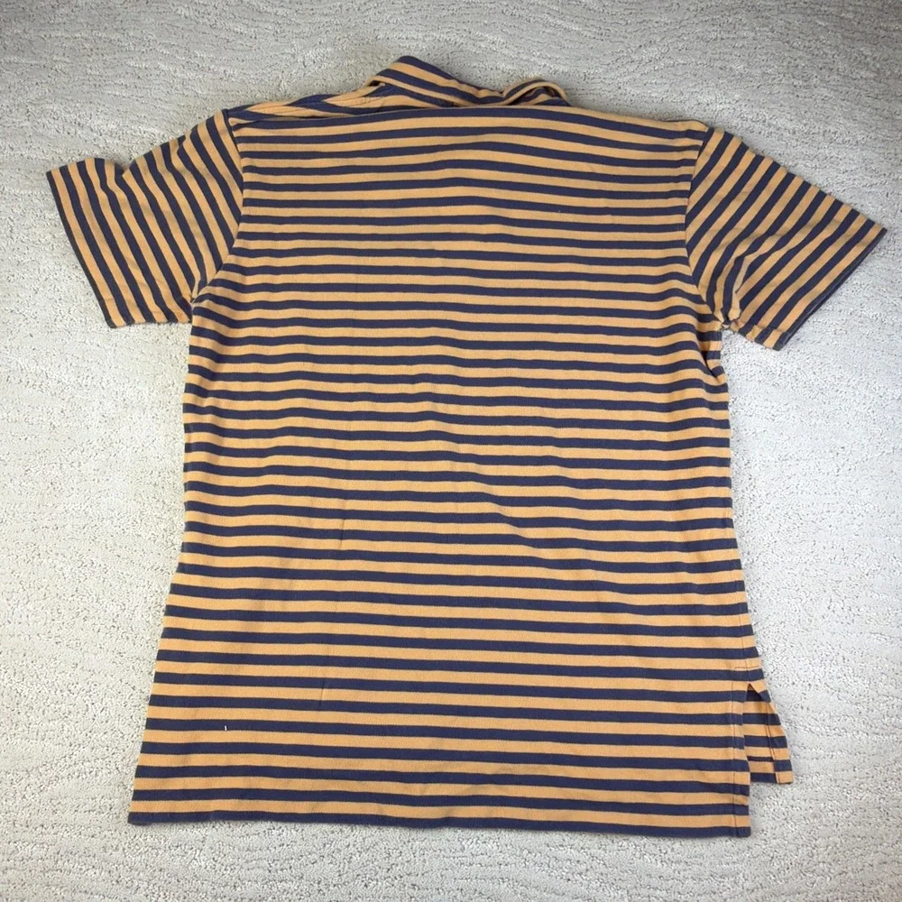 Men's VTG Polo Ralph Lauren Large Cotton Short Sleeve Pocket Polo Shirt Striped